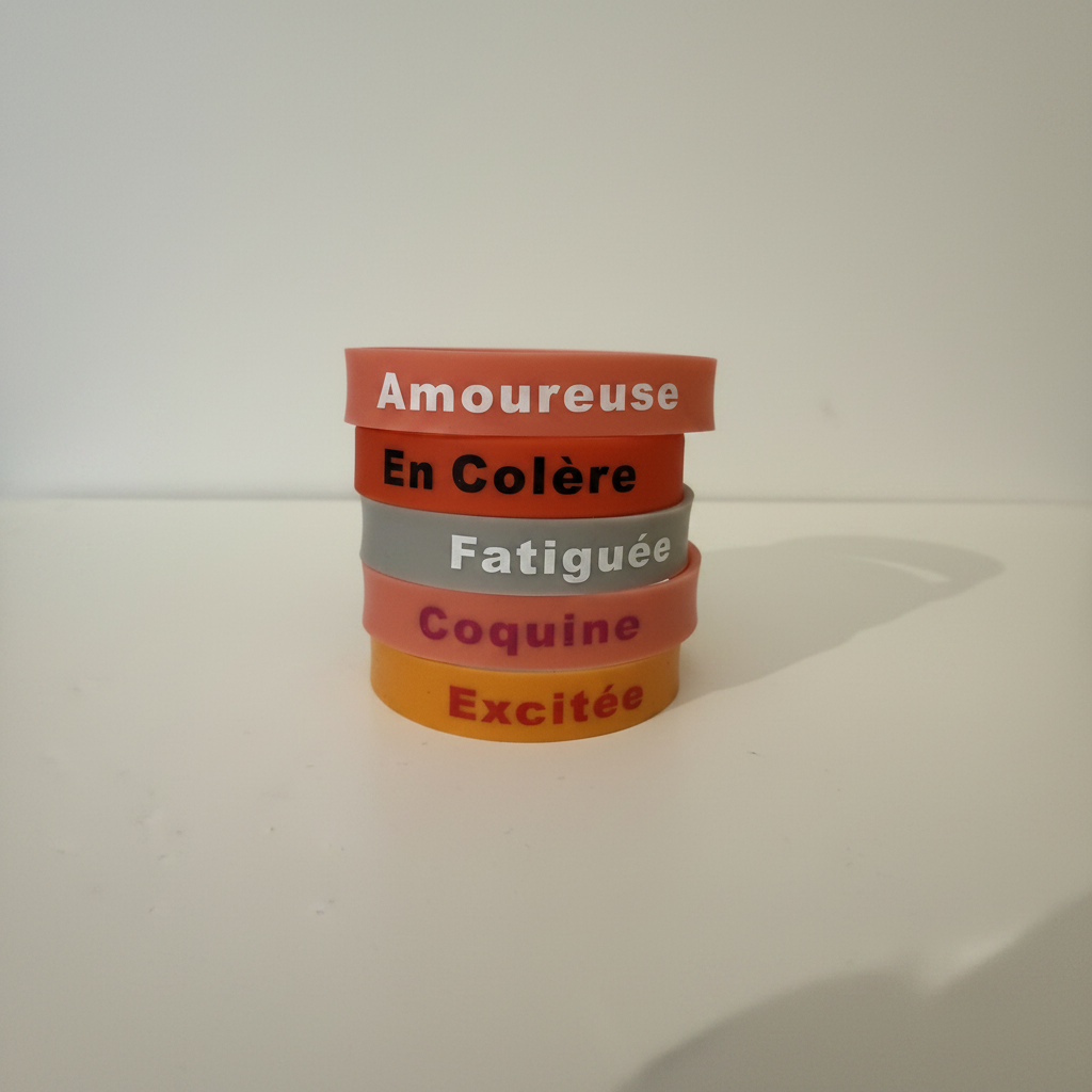 Pack Extension My Mood - Le Bracelet d'humeur en silicone réversible