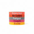 Pack Extension My Mood - Le Bracelet d'humeur en silicone réversible