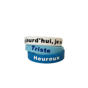 Bracelets My Mood : présentation du pack de bracelets d’humeur en silicone